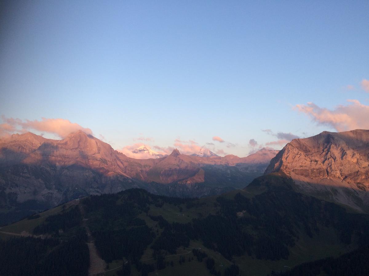Ferienwohnung Bergdohle Adelboden Exterior foto